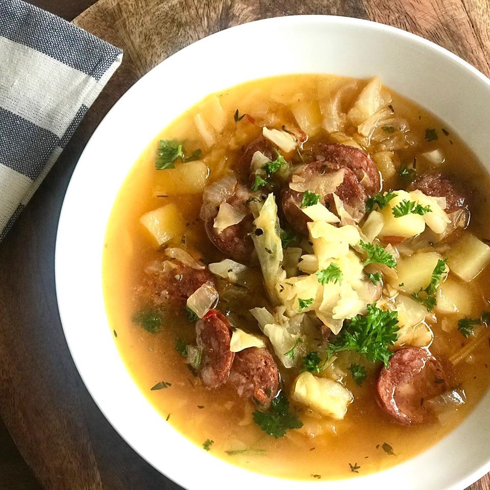 Cabbage, Potato and Chorizo Soup Adelaide Showgrounds Farmers Market