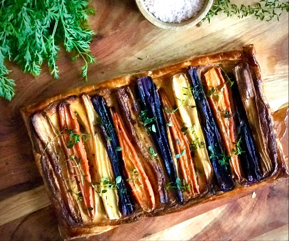 Roasted Carrot Tart - Adelaide Showgrounds Farmers Market