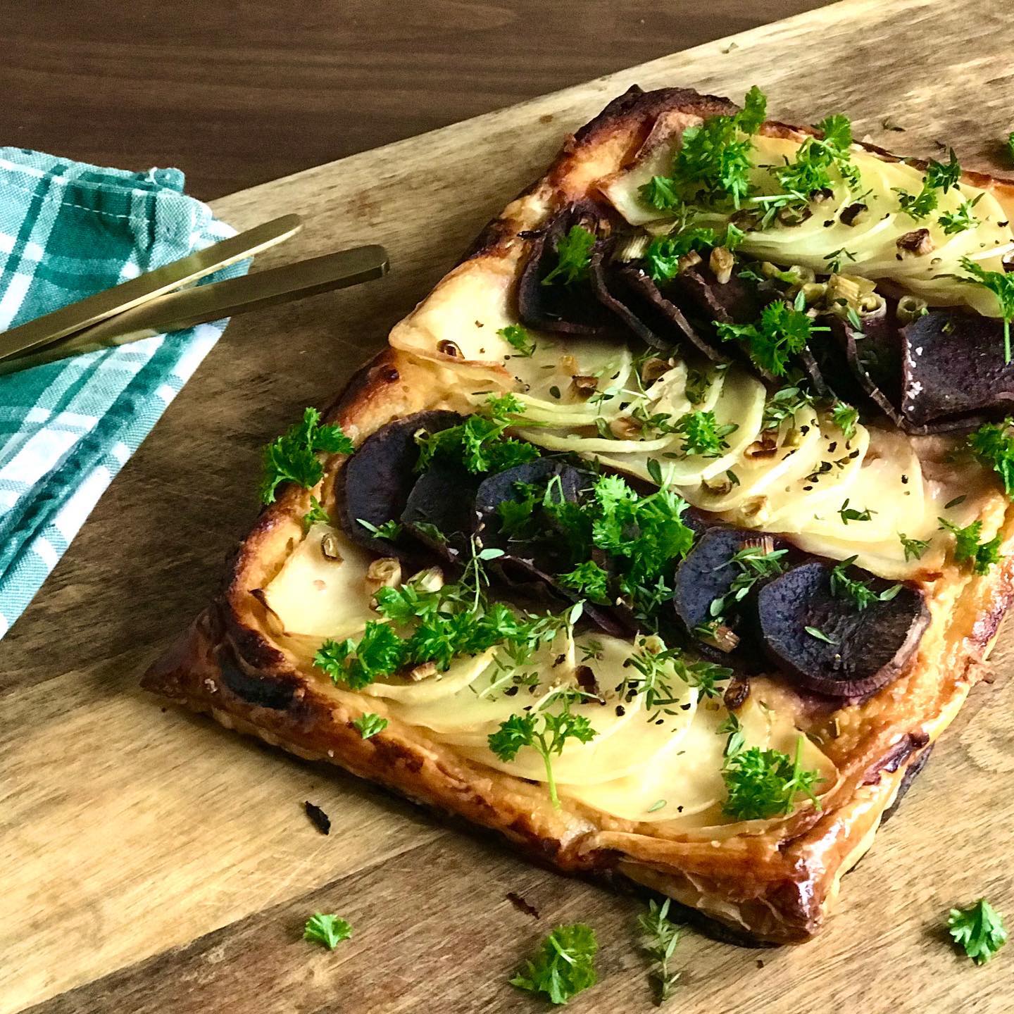 Potato and Miso Tart - Adelaide Showgrounds Farmers Market