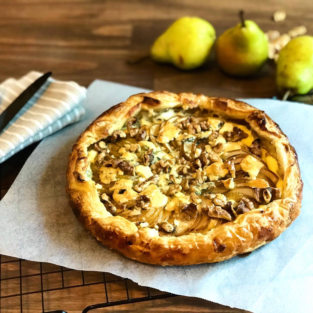 Pear, Blue Cheese And Walnut Tart - Adelaide Showgrounds Farmers Market