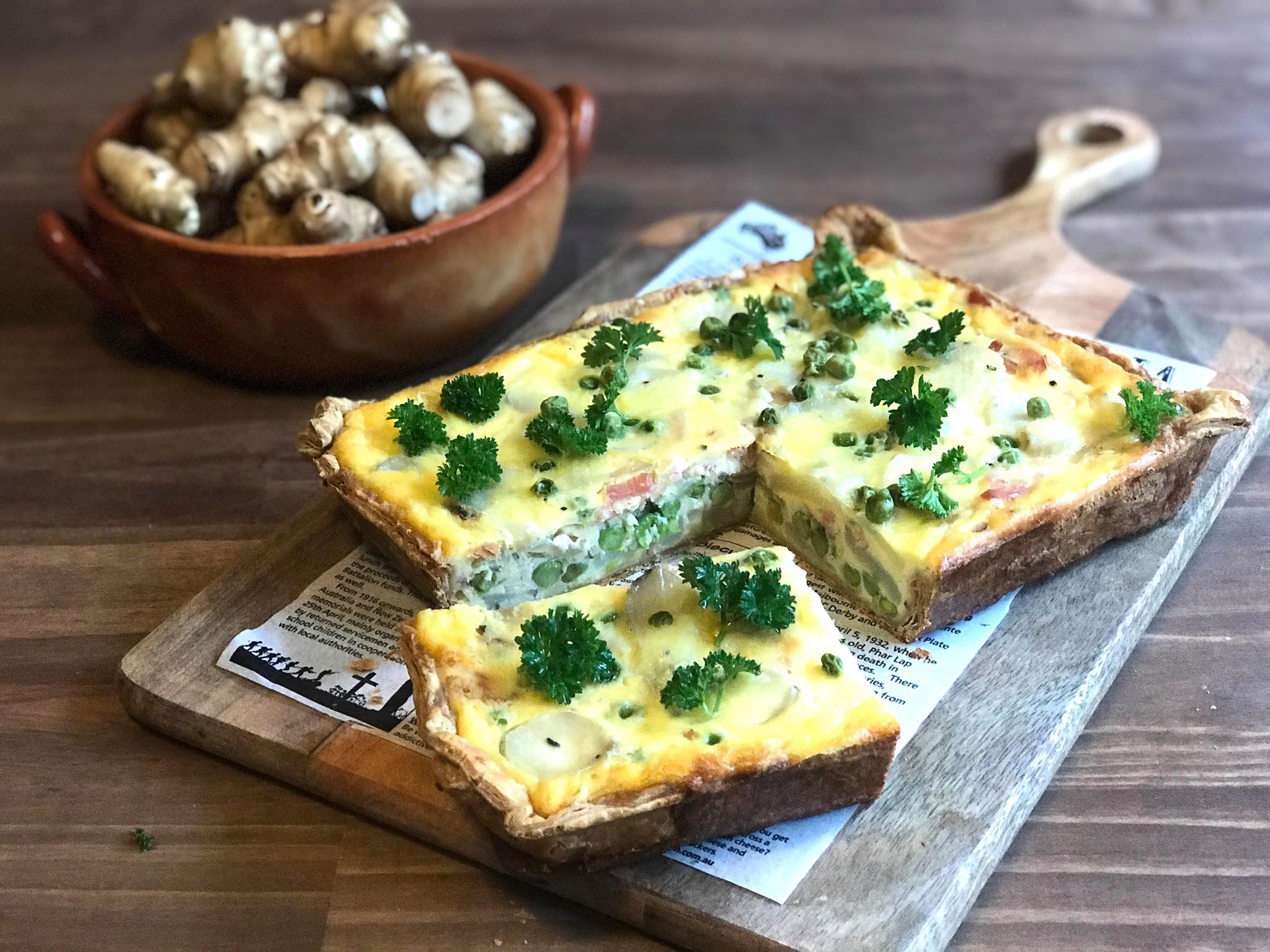 Jerusalem Artichoke Tart Adelaide Showgrounds Farmers Market