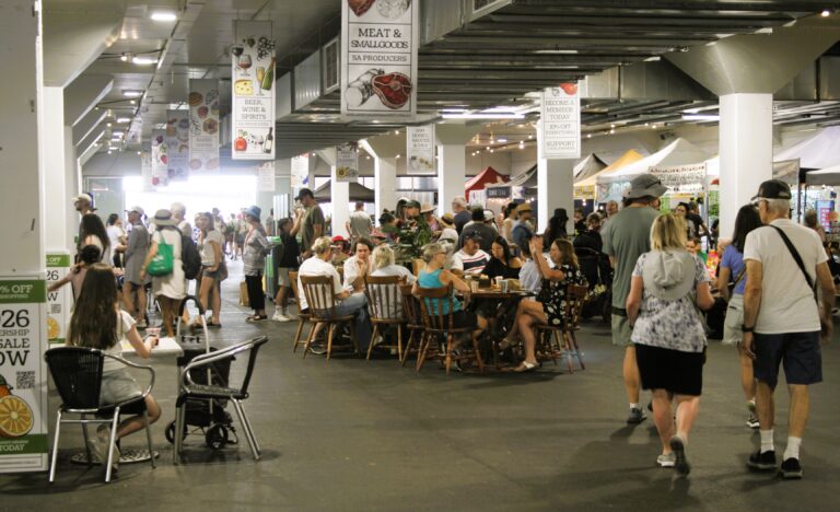 INside the Stirling Angas Pavilion at the Adelaide Showground
